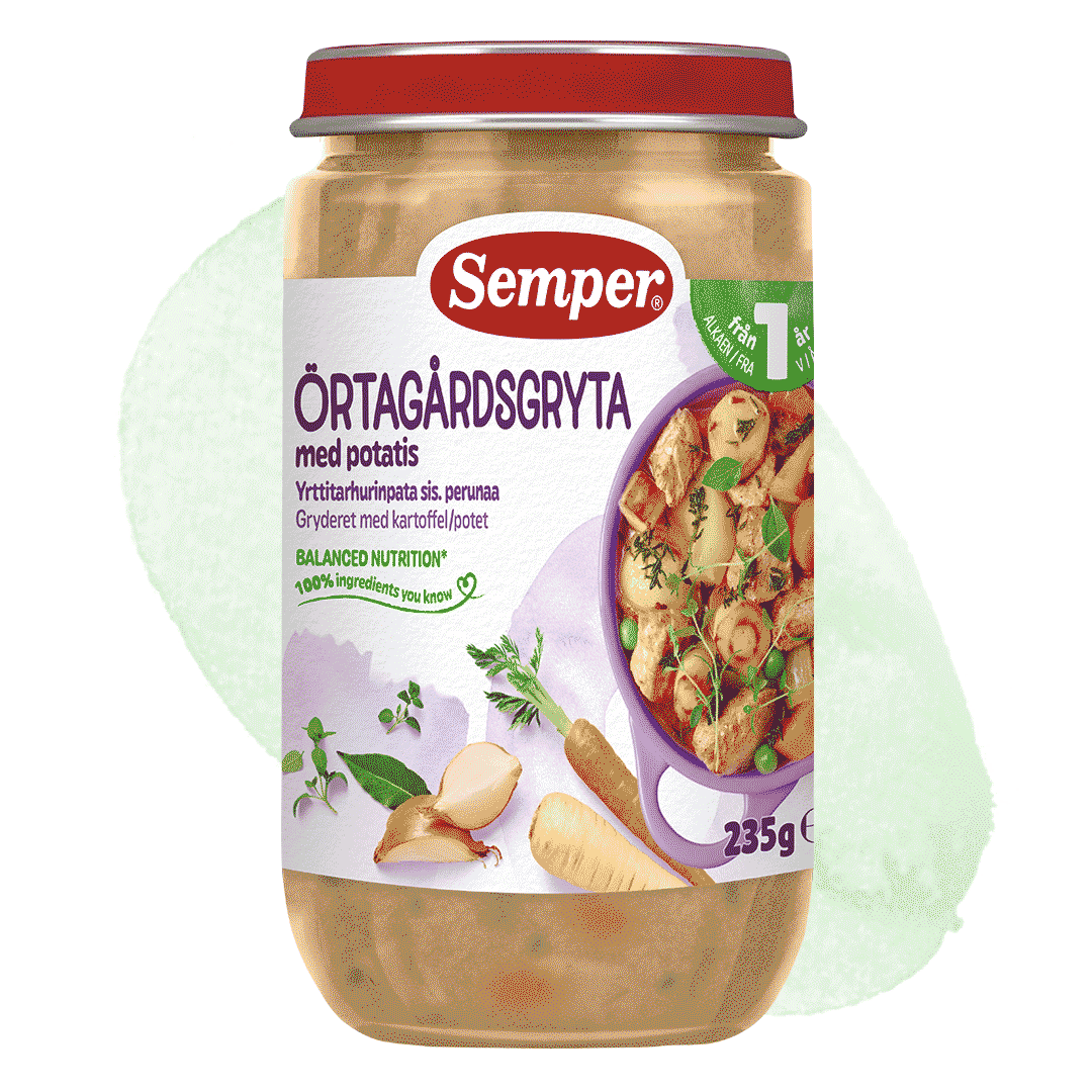 Örtagårdsgryta med potatis 12m