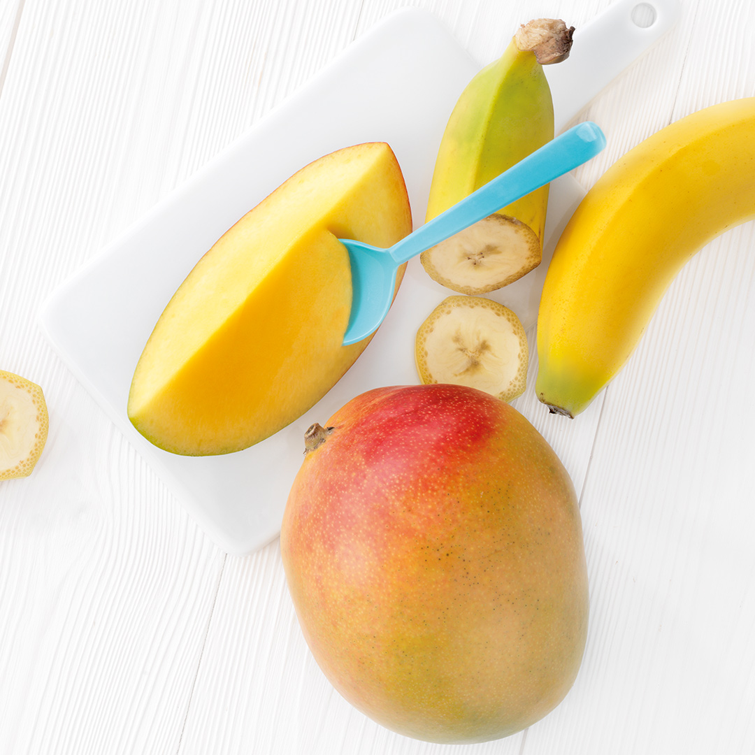 Mangoshake with gruel