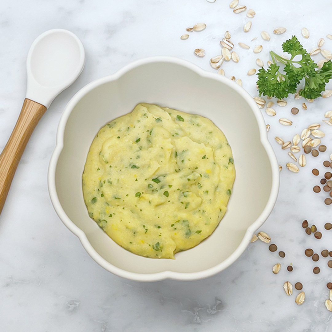 Root celery, turnip and oats