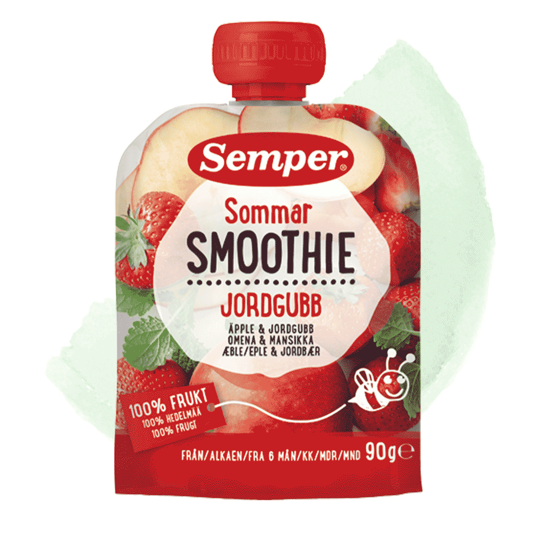 Pouch fruit smoothie summer