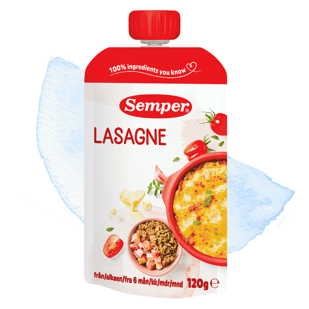 Ätklar Lasagne från 6 mån - från Semper Barnmat