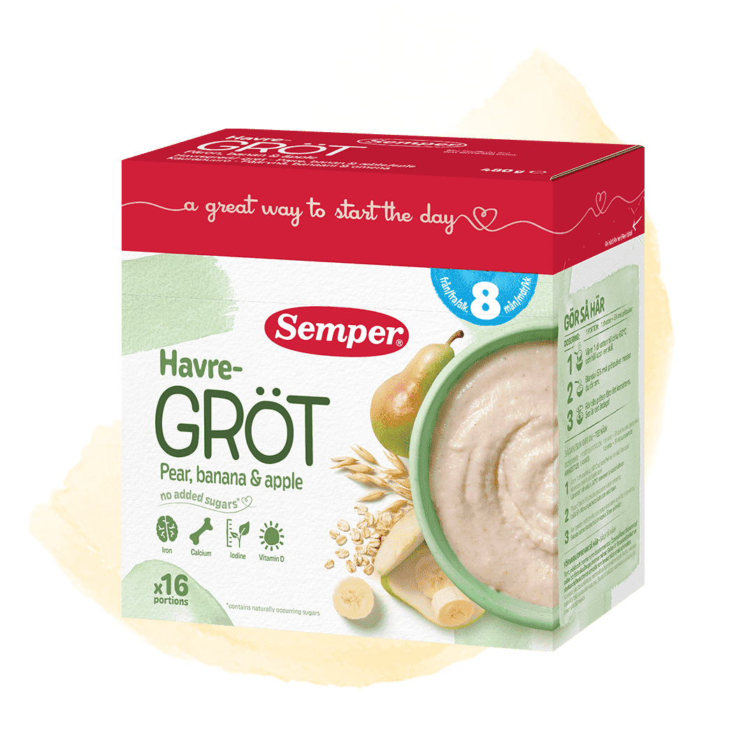 Grötklämmis med Päron & Katrinplommon