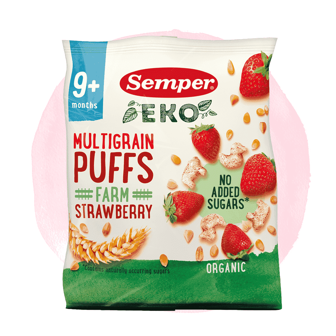 Multigrain puffs strawberry