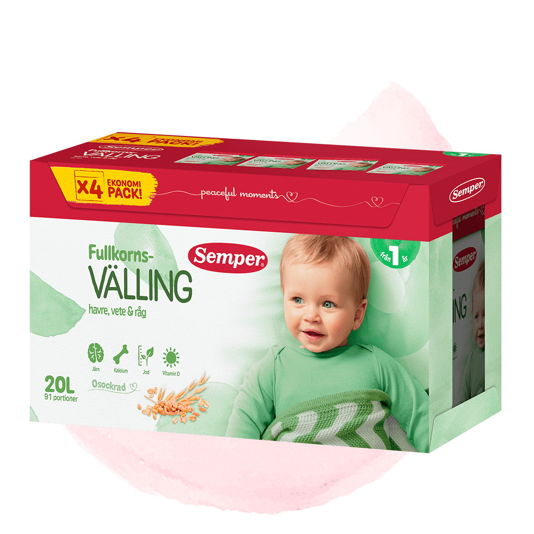 Wholewheat gruel with oats, wheat and rye