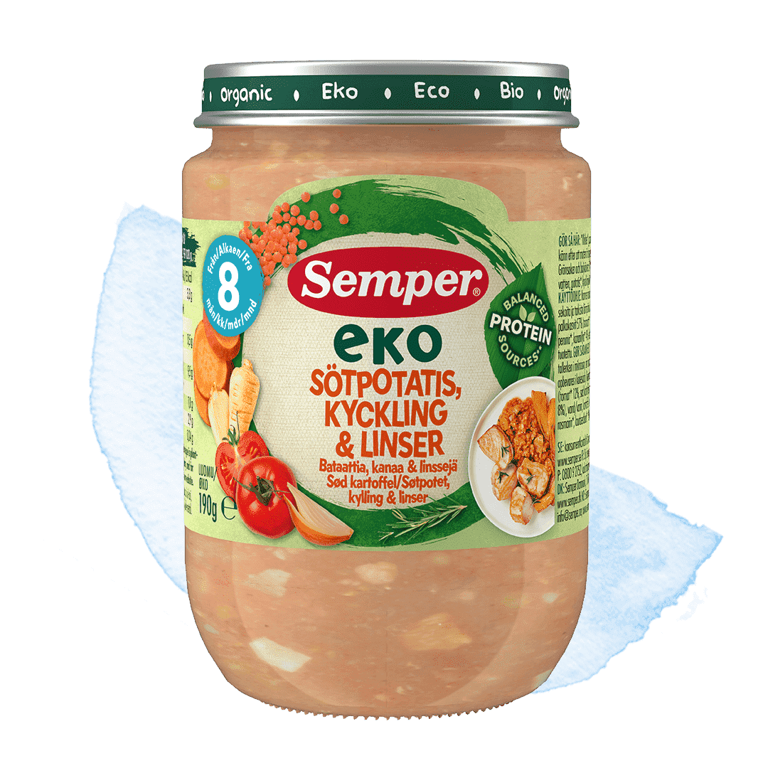 Sweet potato and chicken