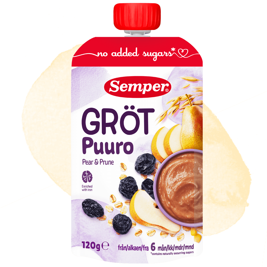 Grötklämmis med Päron & Katrinplommon