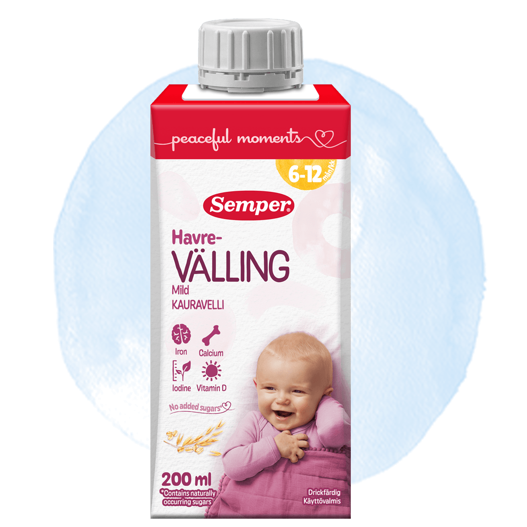 Drickfärdig havrevälling mild 6m
