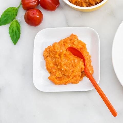 Grönsaksgryta med ris 8 mån