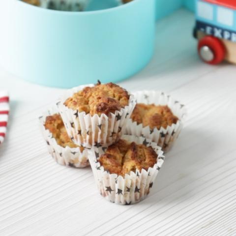 Mini-muffins med banan