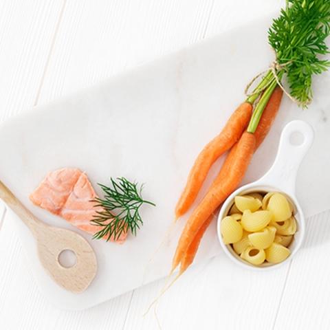 Pasta med lax (fiskgryta) 6 mån